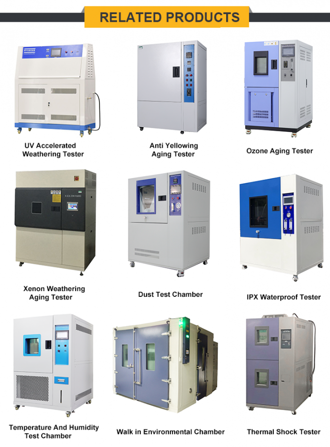 Chambre accélérée survivant à la vitesse UV de la machine 10rpm d'essai vieillissant 6