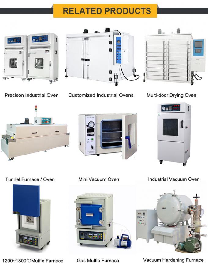 Four industriel de séchage sous vide de laboratoire de bureau commandé de micro-ordinateur de puits à dépression de Liyi 0