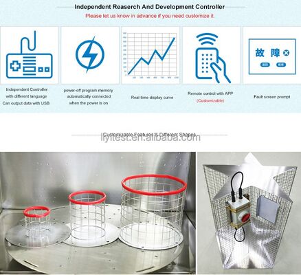 LIYI IEC60529 IPX Épreuves imperméables à l'eau Chambre d'essai de pulvérisation de pluie