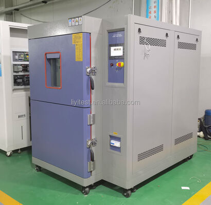 Chambre d'essai thermique à choc et à air à chauffage et refroidissement rapides à trois zones LIYI / Testeur de choc thermique