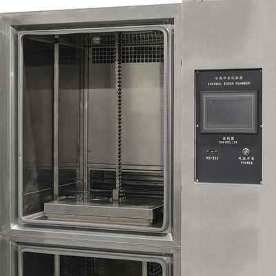 Cabinet de réservation de température élevée et basse de chambre d'essai de choc thermique de type LIYI 2 zones